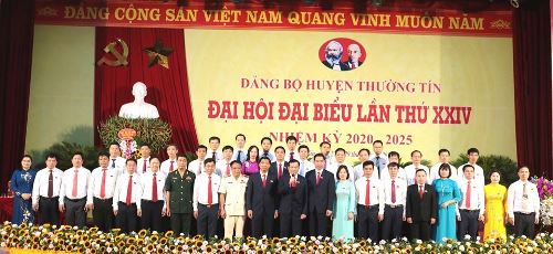 Đại hội đại biểu Đảng bộ huyện Thường Tín lần thứ XXIV (nhiệm kỳ 2020 - 2025) thành công tốt đẹp